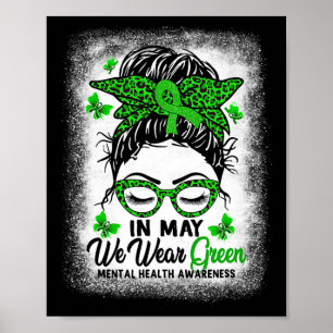 Poster Coque Desgrenhado Em Maio Usamos Verde Consciente