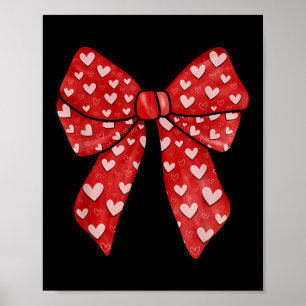 Poster Coquete G do Coração do Namorados Vermelho Românti