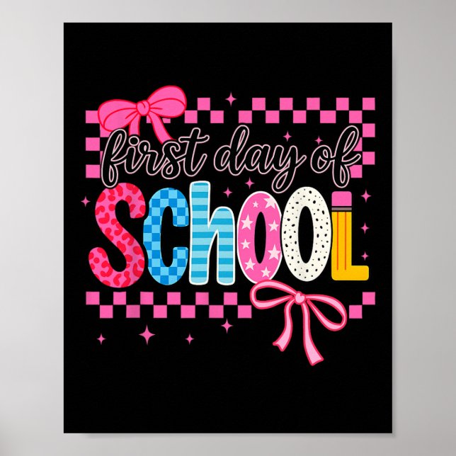 Poster Coquete Primeiro Dia De Aula  (Frente)