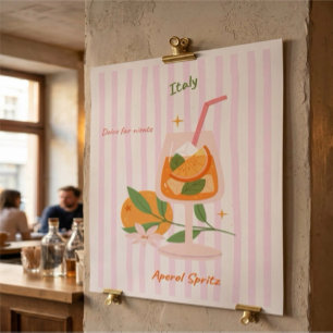 Poster Coquetel Aperol Spritz