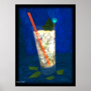 Póster Coquetel: Mint Julep