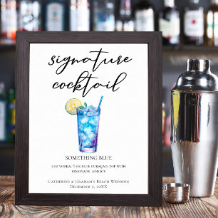 Poster Coquetel Signature Casamento na Praia Something Bl