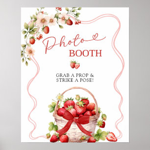 Poster Coquette Berry Apaixonada  Sinal de festa PhotoBoo