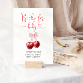 Poster Coquette Cherry no Top Books para Bebê