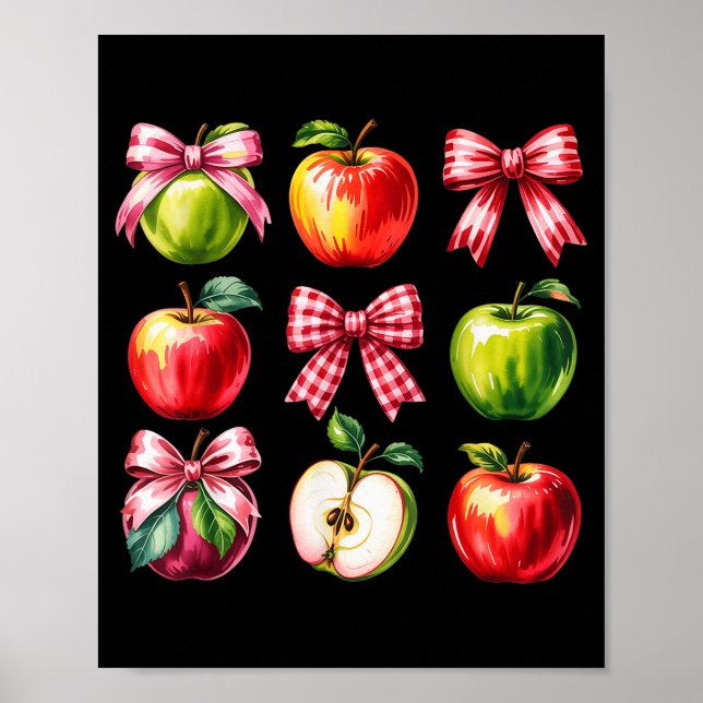 Poster Coquette Cking Crew Cking Season Bows  (Frente)