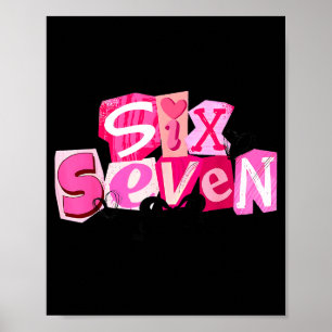 Poster Coquette Seis Sete Valentinha Dizeria Divertida 67