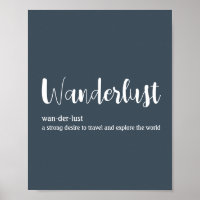 Cor azul da cinza branca definição de Wanderlust