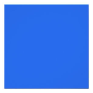 Póster cor azul elétrico profundo