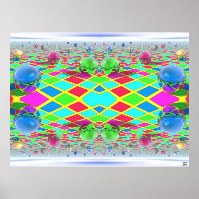 Póster Cor Cerebral - Loucura (Frente)