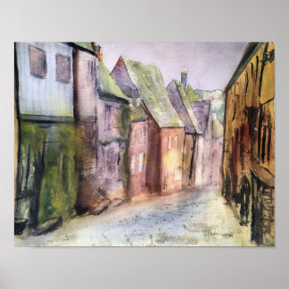 POSTER COR DA ÁGUA DA VILA DE PESCA