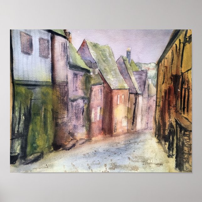 POSTER COR DA ÁGUA DA VILA DE PESCA (Frente)