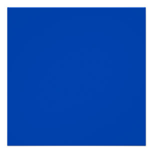 Póster Cor da chave croma azul