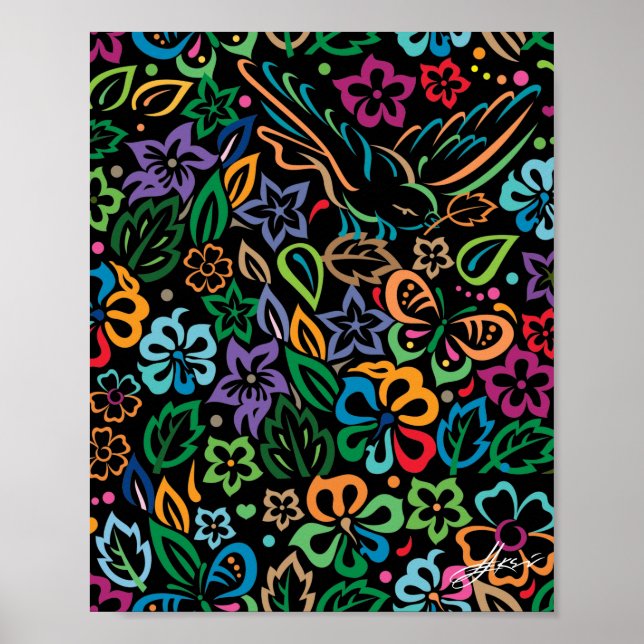 Poster Cor da vida (Frente)