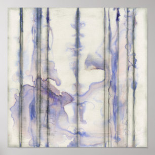 Póster Cor de Água da Expressão Livre Violeta