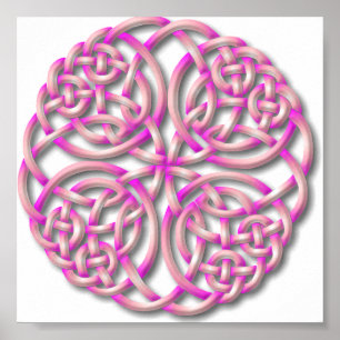 Póster Cor-de-rosa