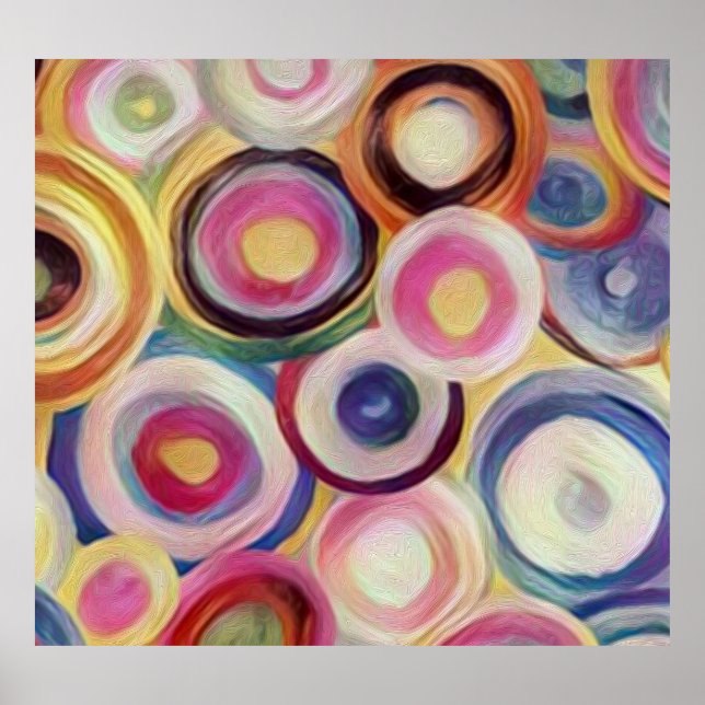 Poster Cor do gradiente, fundo de textura áspera. (Frente)