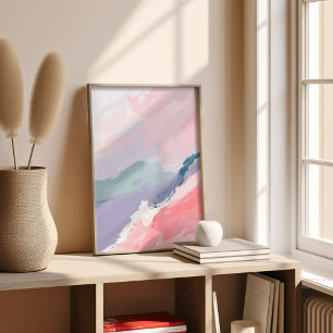 Poster Cor do Gradiente Rosa