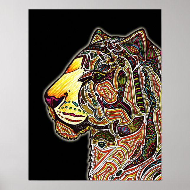 Póster Cor do Tigre (Frente)