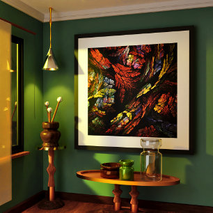 Poster Cor Harmonia Abstrato