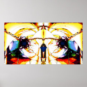 Poster Cor iluminada por sol