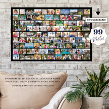 Cor Personalizada da Colagem de Fotos 99 Simples