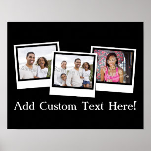 Poster Cor Personalizada dos Quadros de Instantâneos de 