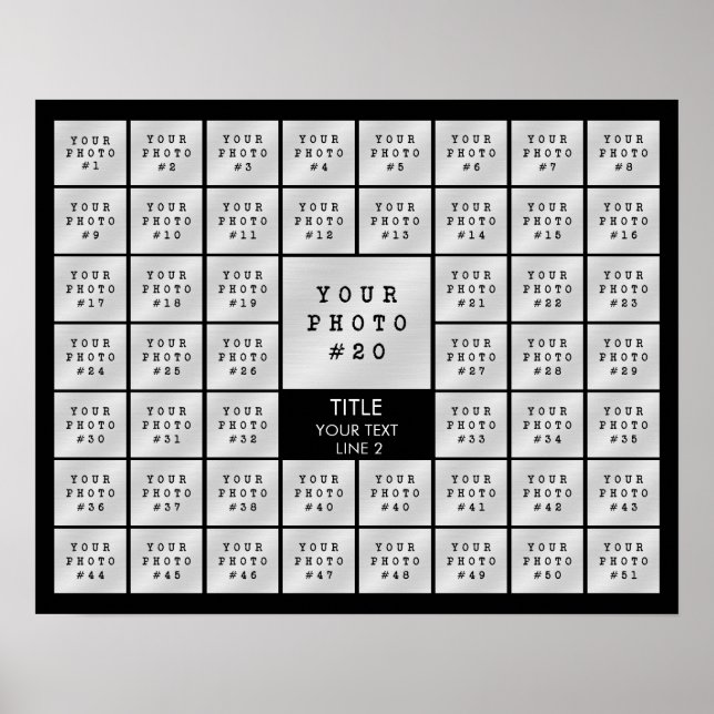 Poster Cor Personalizada Personalizada Personalizada de C (Frente)