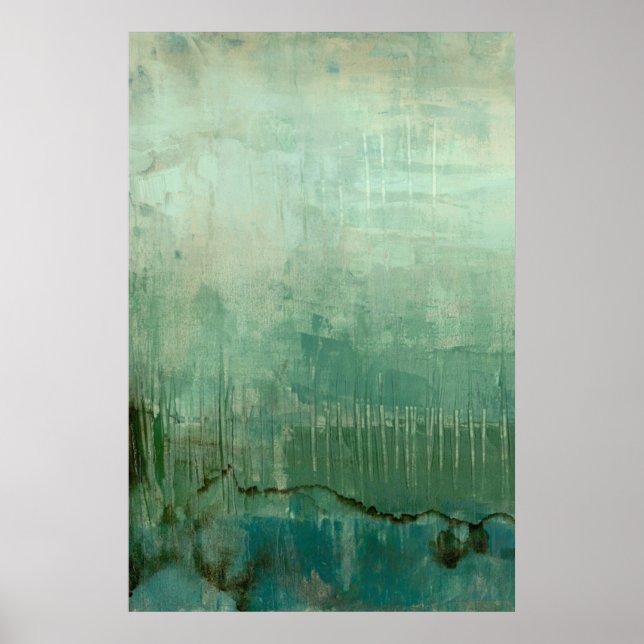 Póster Cor Verde Contemporânea (Frente)