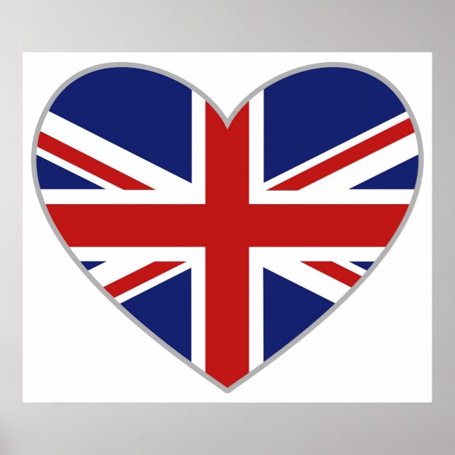Poster Coração Britânico (Frente)