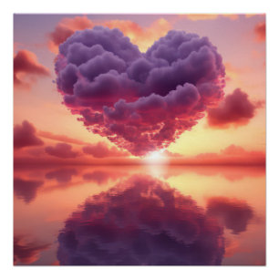 Póster Coração Celestial