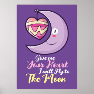 Poster Coração Crescente Personalizável