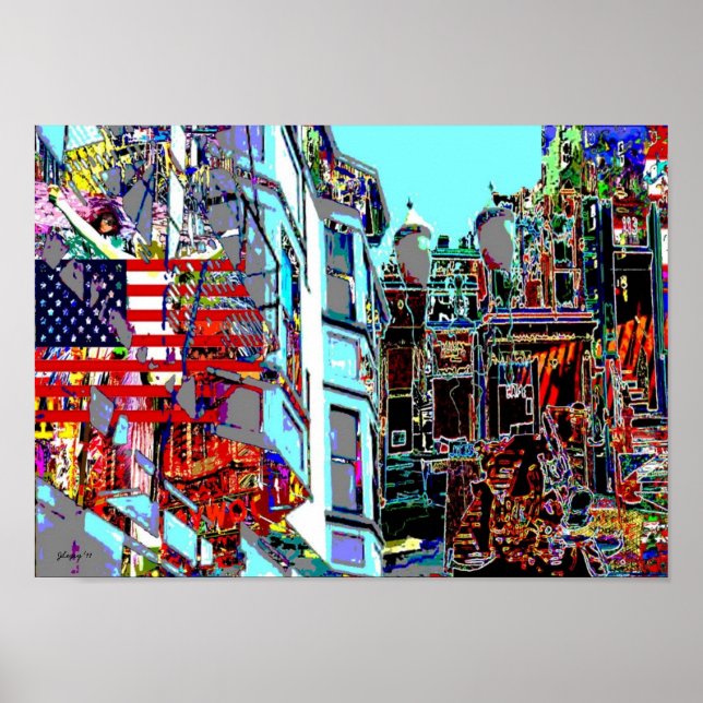 Póster Coração da Cidade - (Frente)