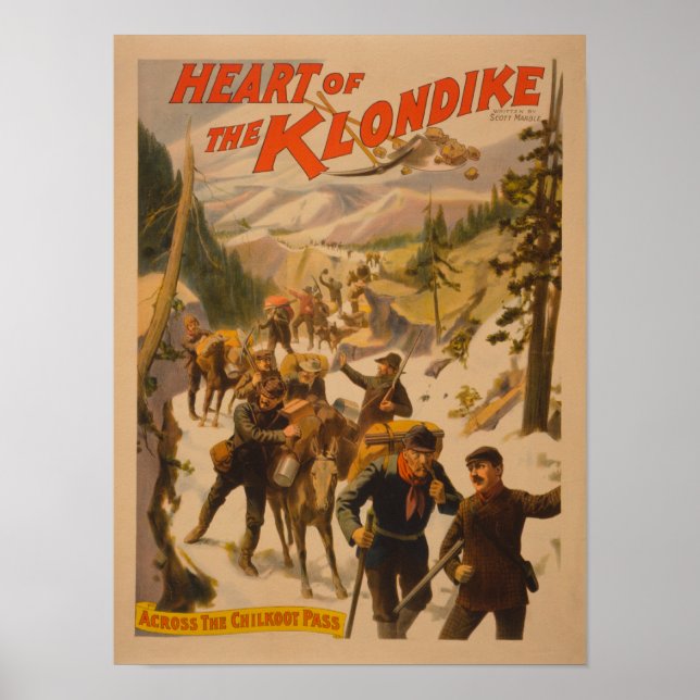 Poster Coração da Klondike - Através do Passado de Chilko (Frente)