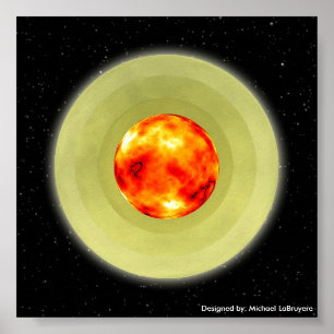 Póster Coração da lua
