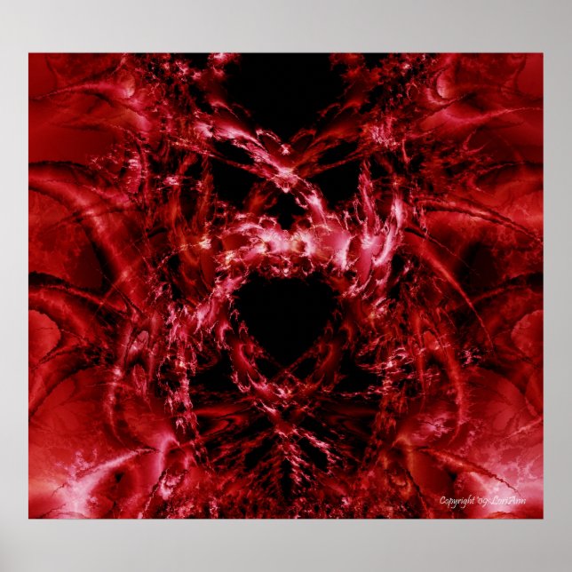 Póster Coração da Matéria (Frente)