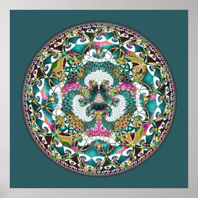 Póster Coração da Renúncia Mandala 13 (Frente)