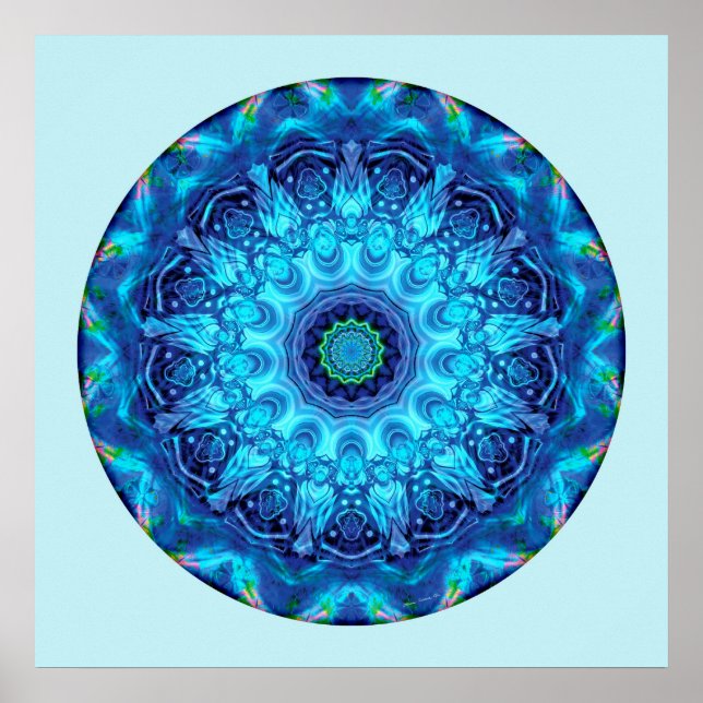 Póster Coração da Renúncia Mandala 5 (Frente)