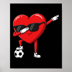 Poster Coração Dabbing Dab Fofo Dia dos Namorados Meninos