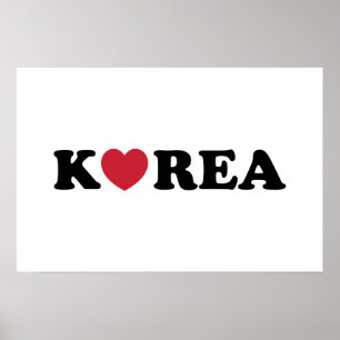Poster Coração de Amor da Coreia