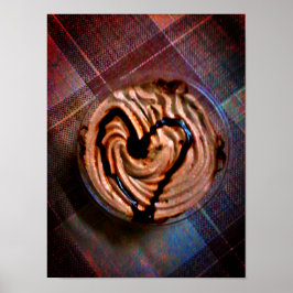 Poster Coração de Chocolate