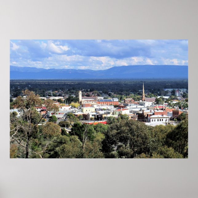 Poster Coração de Stawell e os Grampians (Frente)