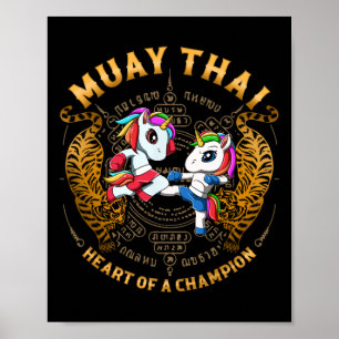 Poster Coração de um Campeão - Fig Kickboxing e Muay Thai