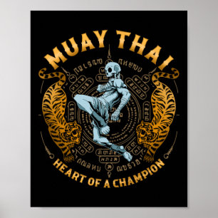 Poster Coração de um Campeão - Kickboxing e Muay Thai Ske