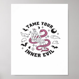 Poster Coração do Fazer da Mão do Esqueleto