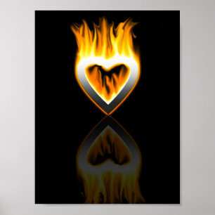 Póster coração do fogo