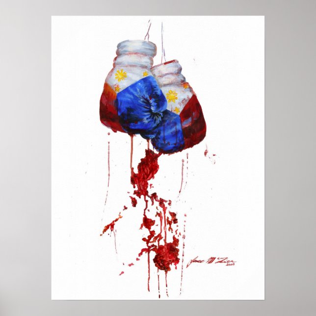 Póster Coração do Guerreiro Filipino (Frente)