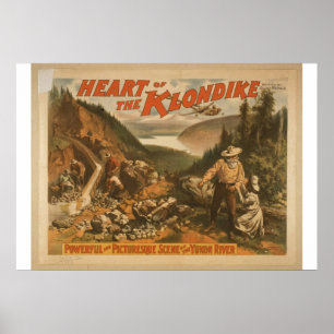 Poster Coração do Klondike, Teatro Retro do Rio Yukon