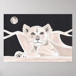 Póster Coração do leão