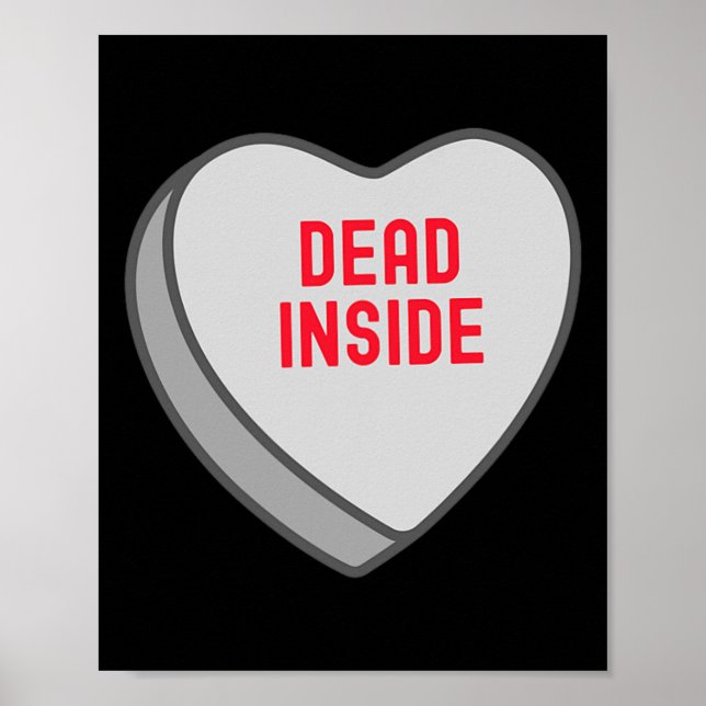 Poster Coração Doce de Doce Morto Por Dentro Valentim Eng (Frente)