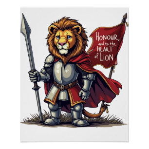 Póster Coração dos leões